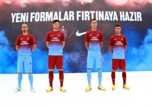 Trabzonspor'un Yeni Formaları Görücüye Çıktı