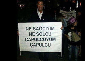 O Çapulcu Şimdi Yunan Adasında