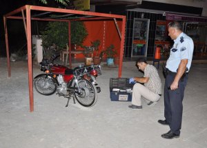 Çalınan Motosiklet 2 Saatte Bulundu