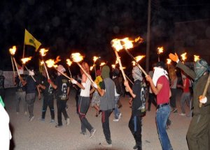 Cizre'de PYD Sempatizanları Kutlama Yaptı
