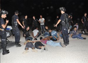 Bursa'da Gergin Gece
