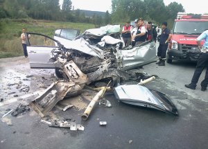 Gurbetçi Çift Trafik Kurbanı Oldu