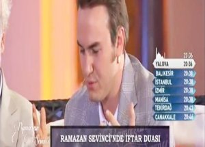 Ceceli'den Canlı Yayında İftar Duası