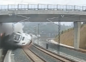 İspanya'daki Korkunç Tren Kazası