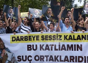 İstanbul'da Katliam Protestosu