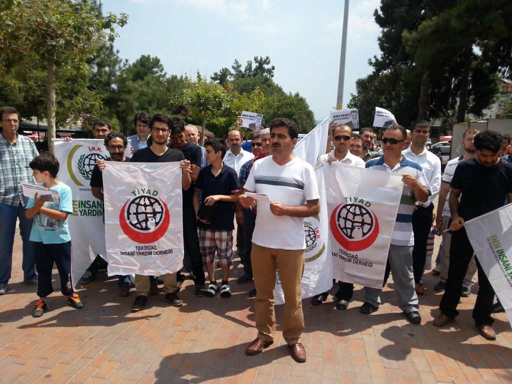 Tekirdağ’da Mısır'daki Darbe Protesto Edildi