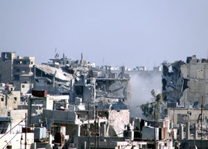 Humus'ta patlama: 40 ölü