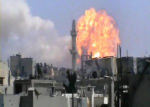 Humus’a Füzeli Saldırı