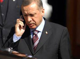 Başbakan Erdoğan'dan Telefon Trafiği