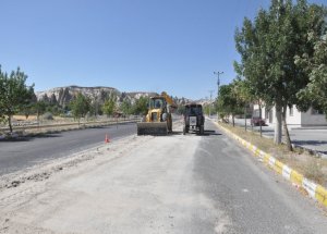 Göreme’de Yol Çalışması