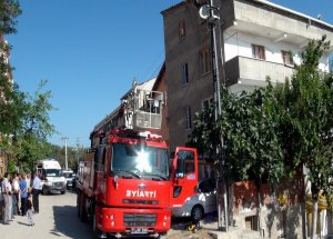 Bayram Sabahında Yangın Paniği