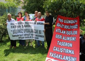 Bakan Şahin'e Sözünü Hatırlatmak İçin Eylem Yaptılar