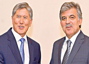Türk Konseyi’nde liderlerle buluştu