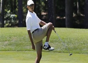 ABD Başkanı Obama'nın Golf Keyfi