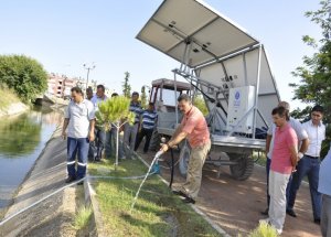 Yeşil Alanlar Güneş Enerjisi İle Sulanacak