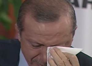 Erdoğan Gözyaşlarını Tutamadı