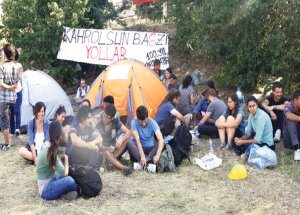 ODTÜ'de Ağaç İçin Direniş Çadırı Kuruldu