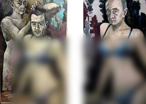 Putin ve Medvedev'i Kızdıran Resim