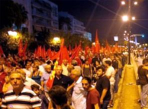 Komşuda 'Suriye' Protestosu
