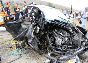 Samsun'da Trafik Kazası