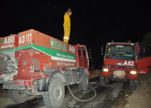 Makilik Alanda Yangın Korkuttu