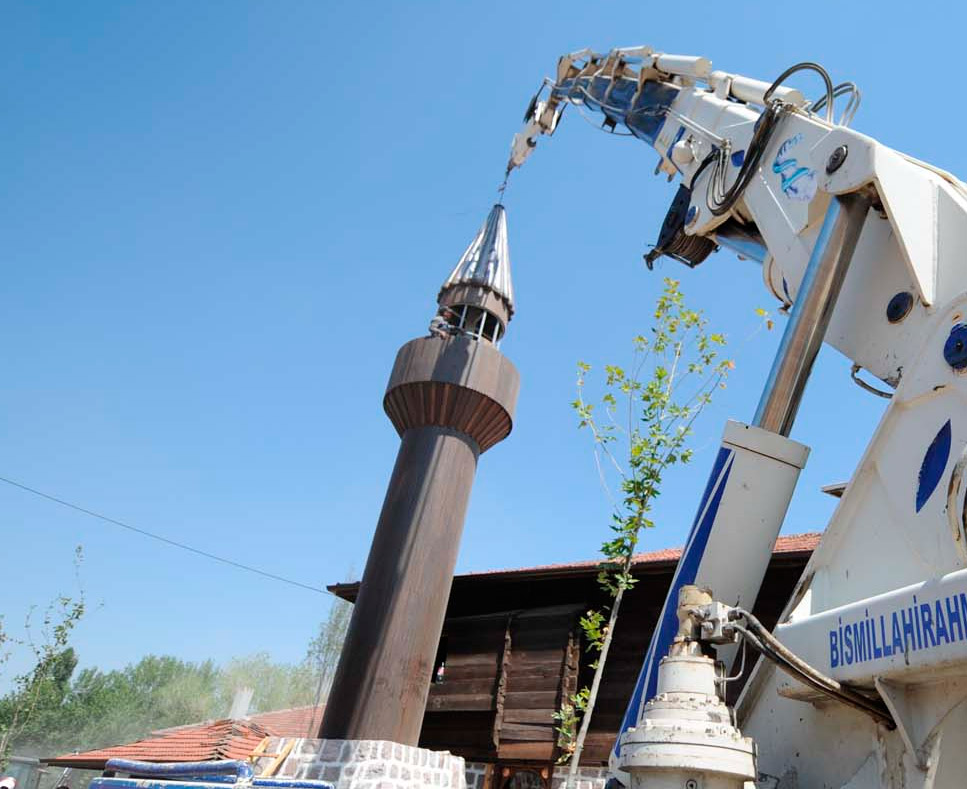 130 Yıllık Cami Köy Park’a Kuruldu