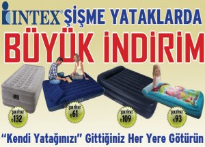 Şişme Yataklarda Büyük İndirim