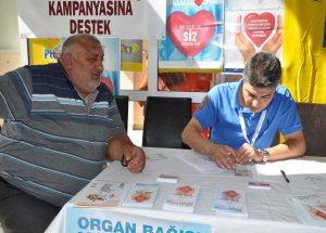 Ptt’de Organ Bağış Standı Kuruldu