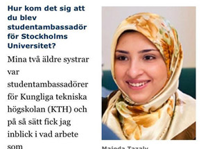 Stockholm Üniversitesi’nden Başörtülü Tanıtım