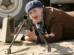 107'lik Dede Polisle Çatıştı