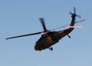 Hamile Kadın Askeri Helikopterle Hastaneye Ulaştırıldı