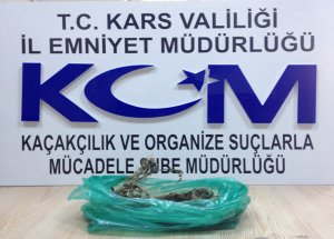 Kars’ta Esrar Ele Geçirildi