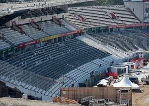 Beşiktaş İnönü Stadı'nda Yangın