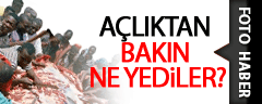 Açlıktan Bakın Ne Yediler