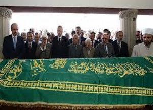 Rıza Çöllüoğlu Hocaefendi'nin Cenaze Töreni
