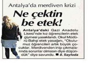 Okul Müdüründen Örnek Davranış