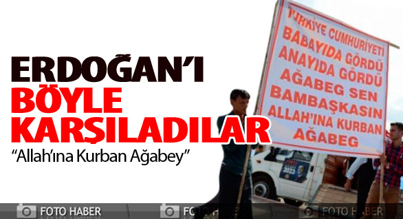 Başbakan Erdoğan'ı Böyle Karşıladılar