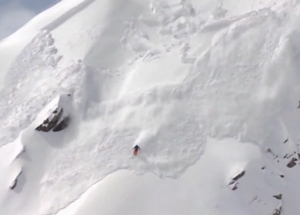 Sporcunun Yaşadığı Çığ Dehşeti