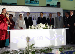 Faruk Çelik, nikâh şahidi oldu