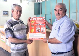 Çiftçiye Dolandırıcılara Karşı Afişli Uyarı