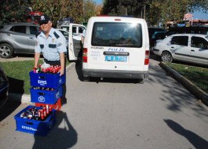 Ruhsatsız Tekel Bayiine Baskın