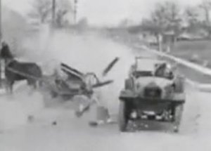 Tarihte Görüntülenmiş İlk Trafik Kazası