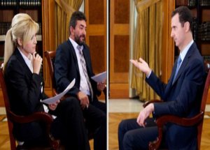Halk TV Beşşar Esed'le Röportaj Yaptı