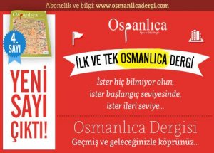 İlk Ve Tek Osmanlı Dergisi