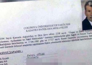 Vücudunu Kadavra Olarak Bağışladı