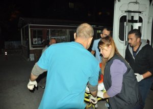Kazayı İzlerken Polisi Ezecekti