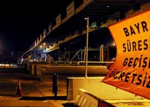 Köprü ve Otoyollarda Ücretsiz Geçişler Başladı