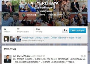 Vali Müjdeyi Twitter’dan Verdi