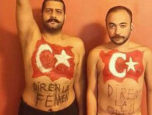 ODTÜ'ye FEMEN Taktiği