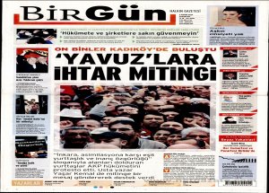 Birgün Gazetesinden Nefret Manşeti